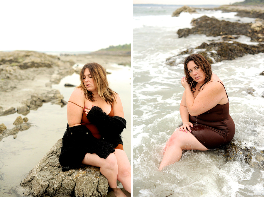 scarborough, maine beach boudoir session