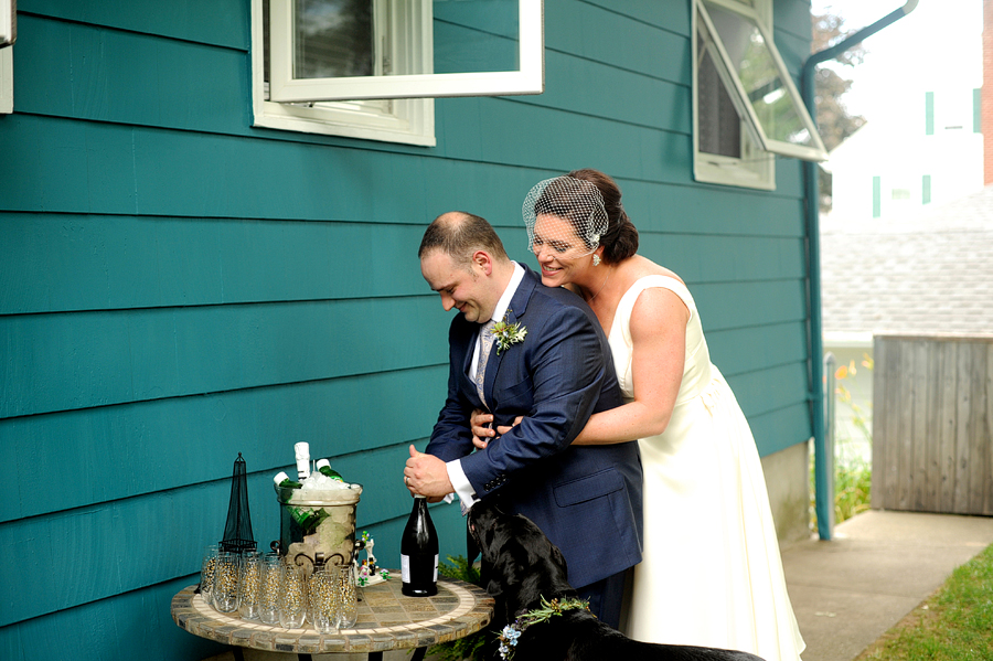 backyard wedding in cranston