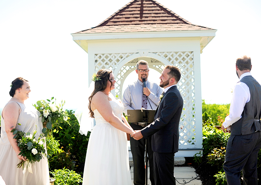 wedding at the maine wedding barn