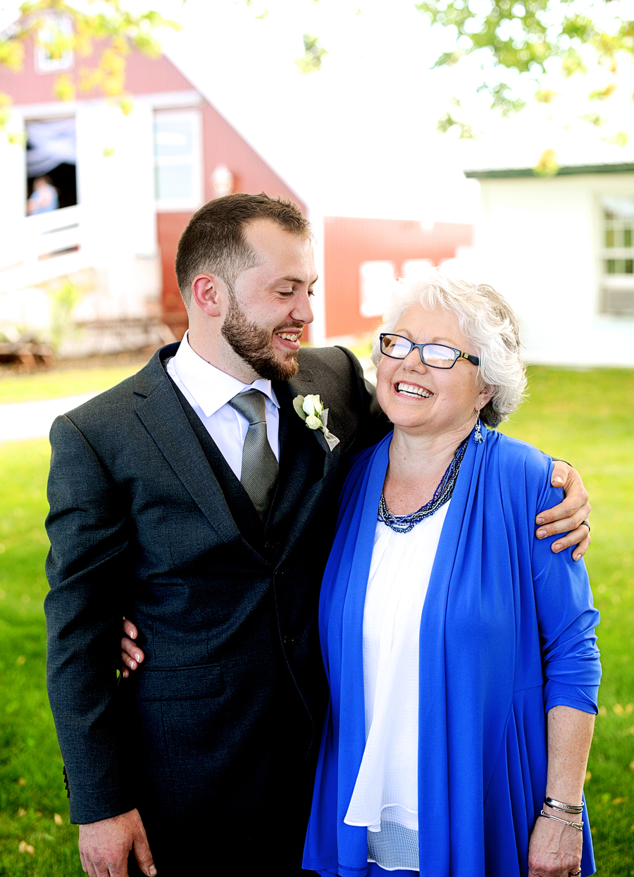 wedding at the maine wedding barn