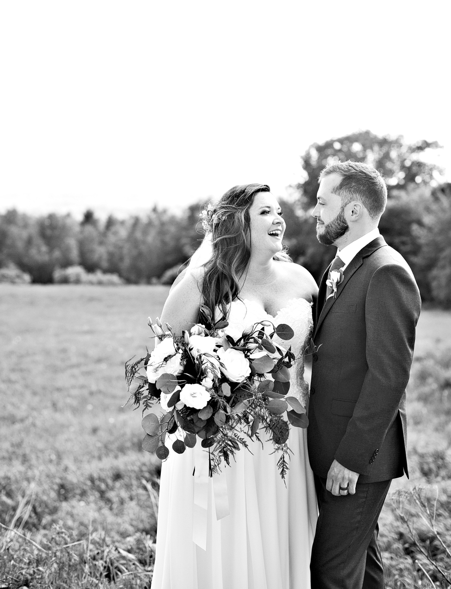 wedding at the maine wedding barn