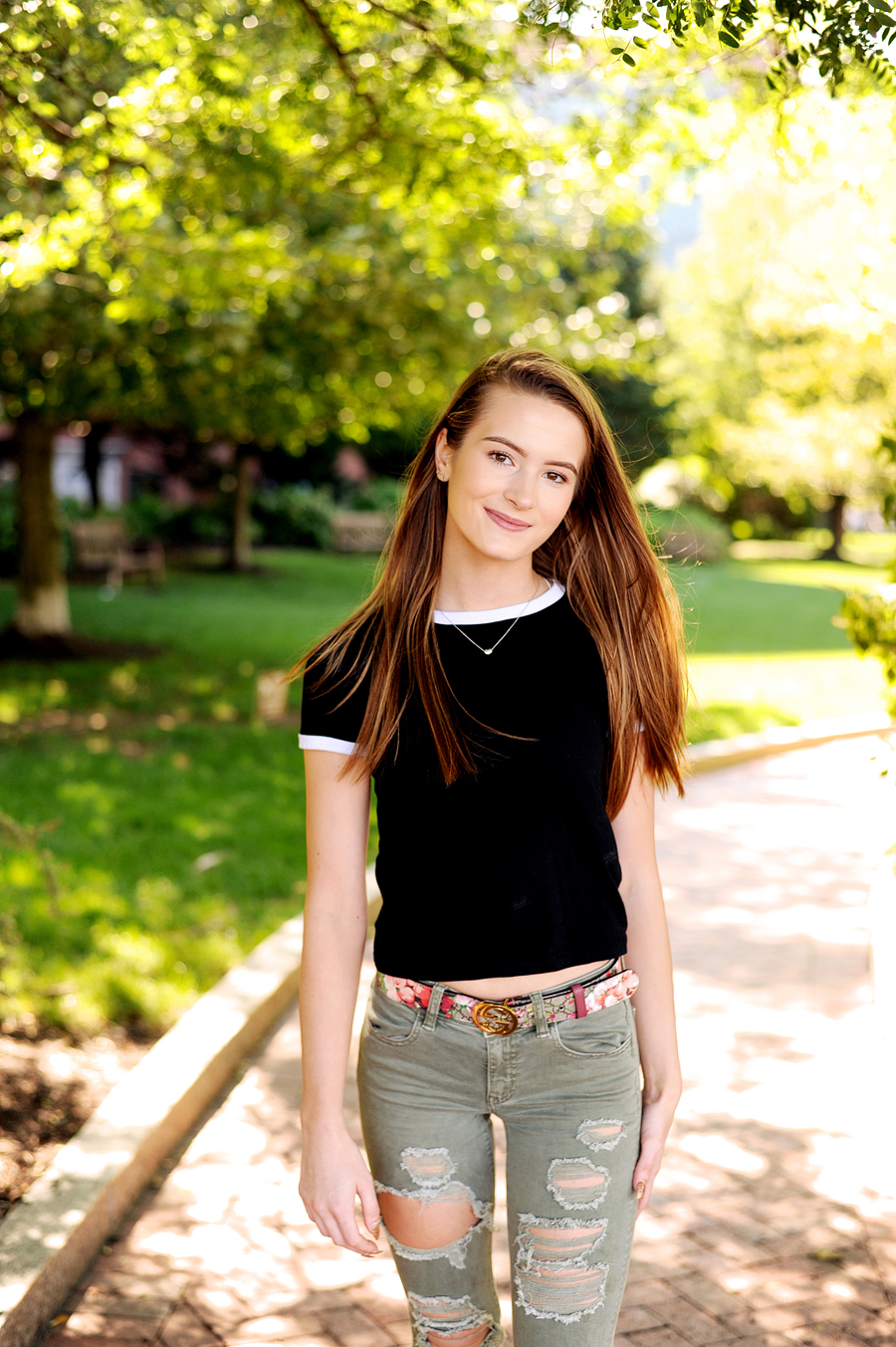 boston harborwalk senior photos