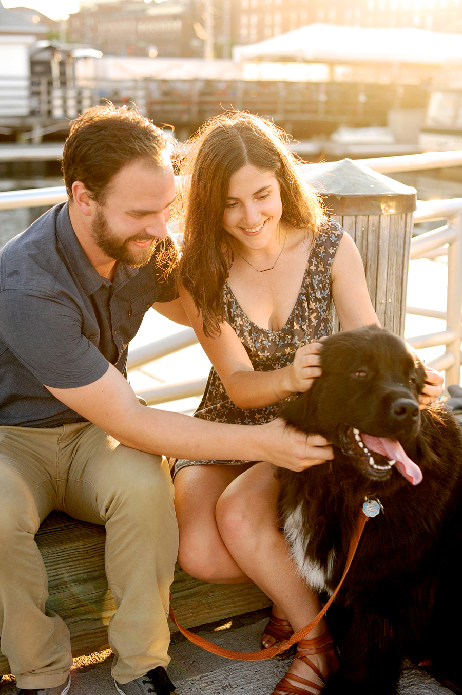 old port engagement photos