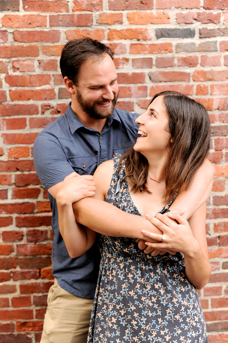 old port engagement photos