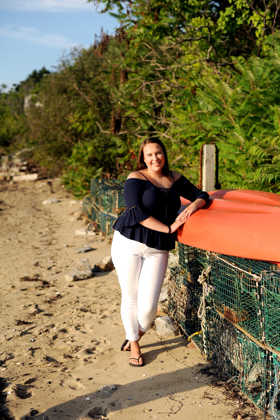 long island, maine senior photos