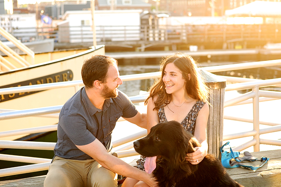 old port engagement photos