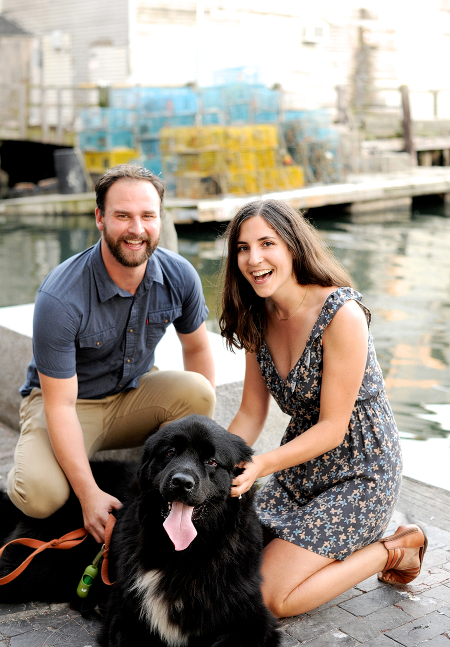 portland, maine engagement session