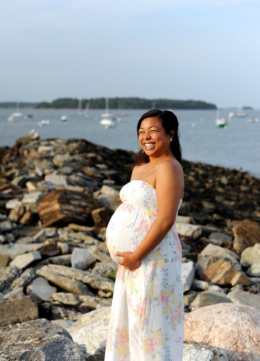 portland, maine maternity photos