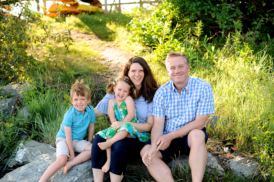 casual portland, maine family photos