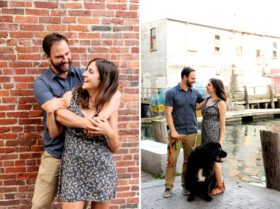 old port engagement photos