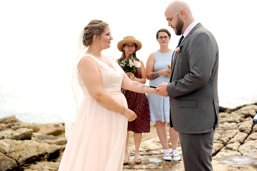 intimate acadia wedding