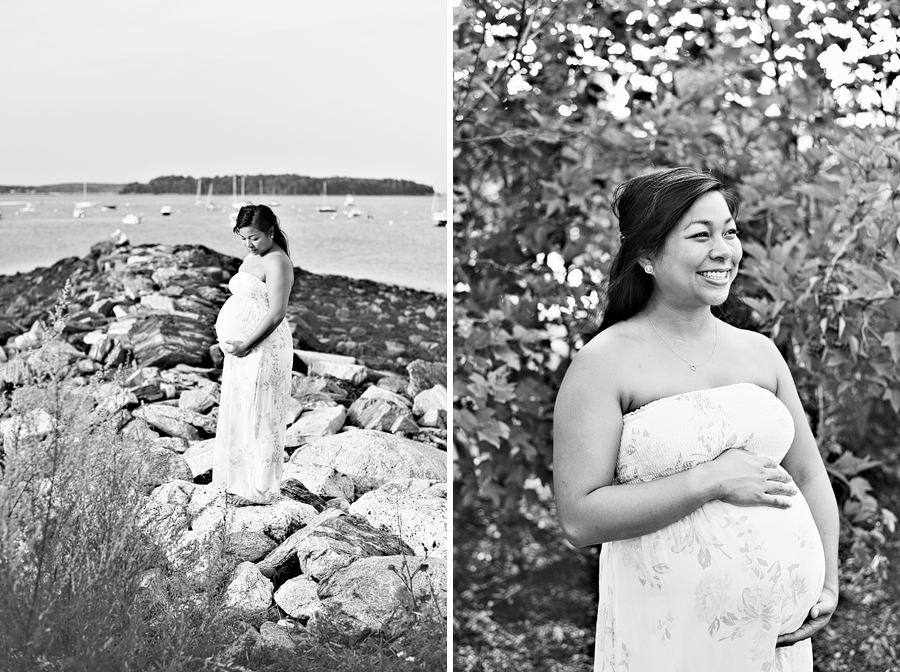 portland, maine maternity photos