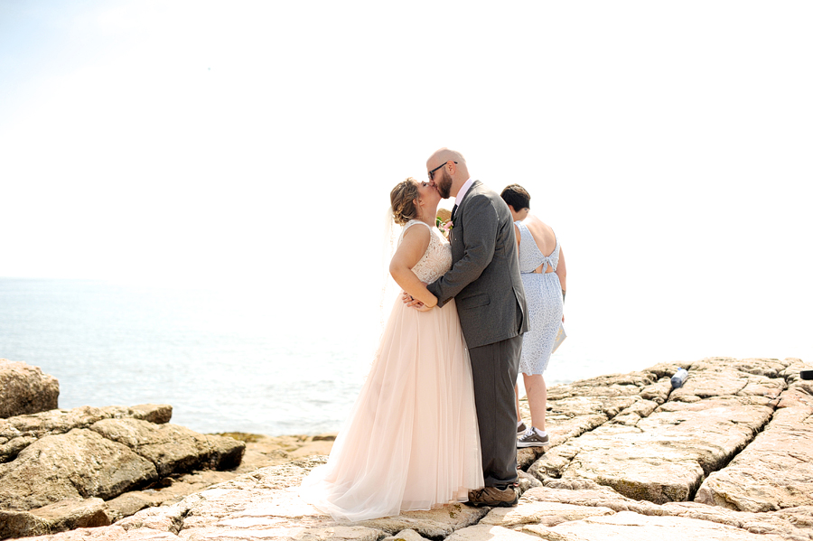 intimate wedding in southwest harbor
