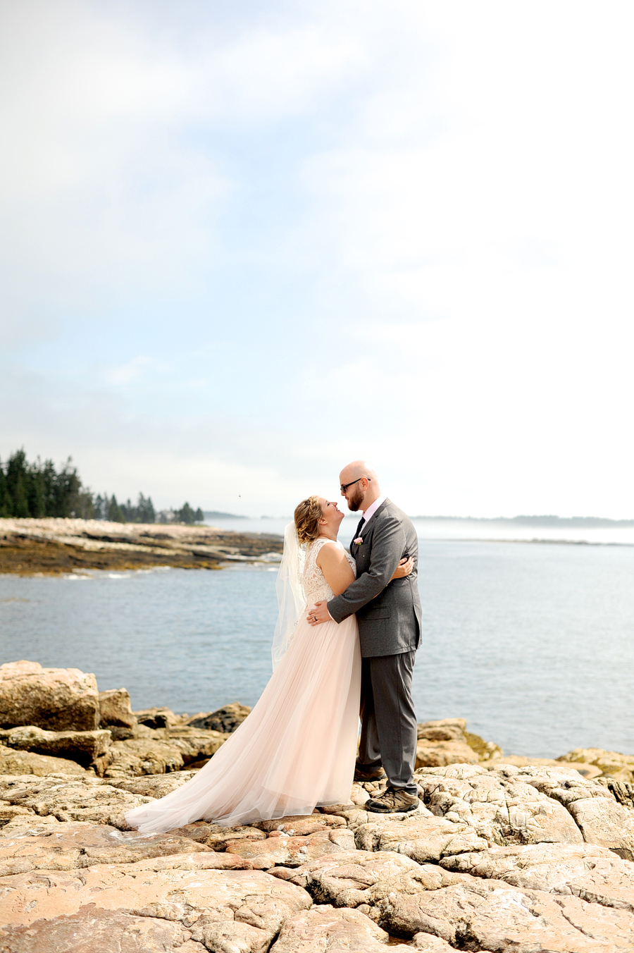 intimate wedding in southwest harbor