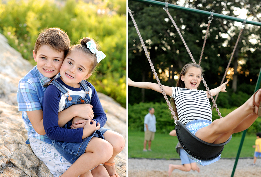 family session at fort williams park