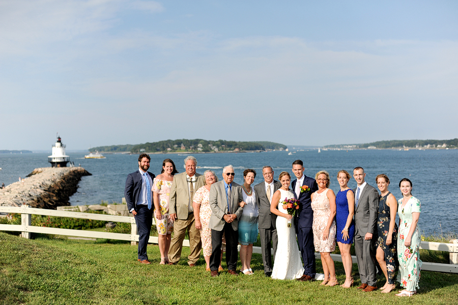 spring point ledge lighthouse wedding