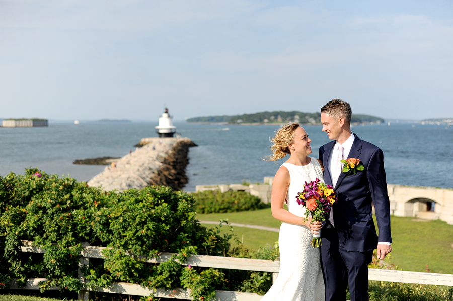 spring point ledge lighthouse wedding