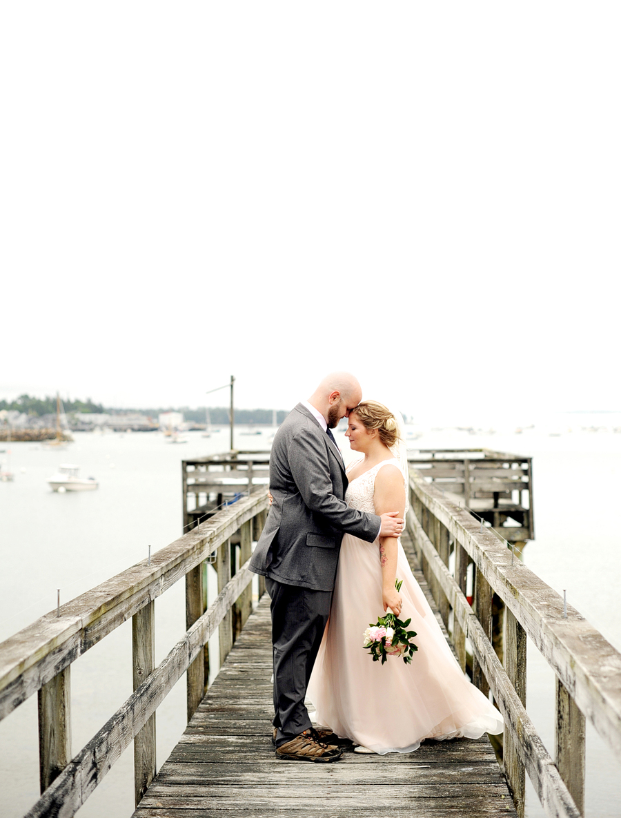 intimate wedding in southwest harbor