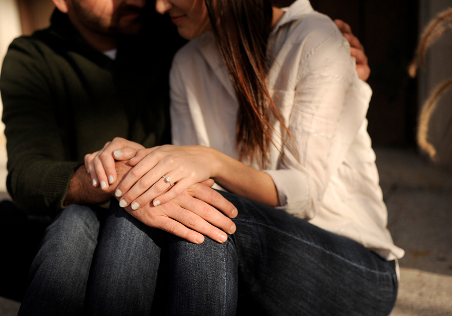 west end engagement photos