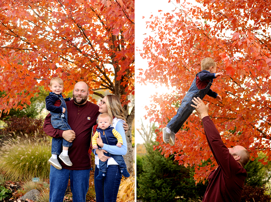 family photos at pineland farms