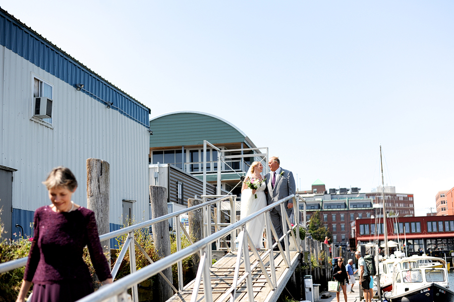 portland maine wedding on a boat