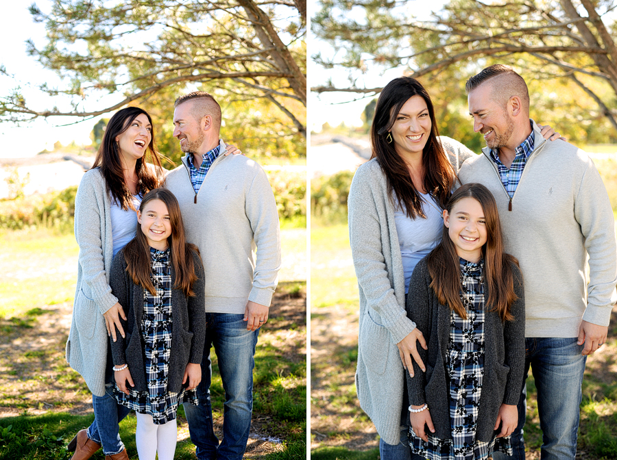 family session at east end beach