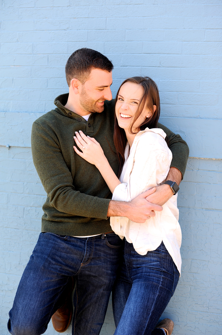 west end engagement photos