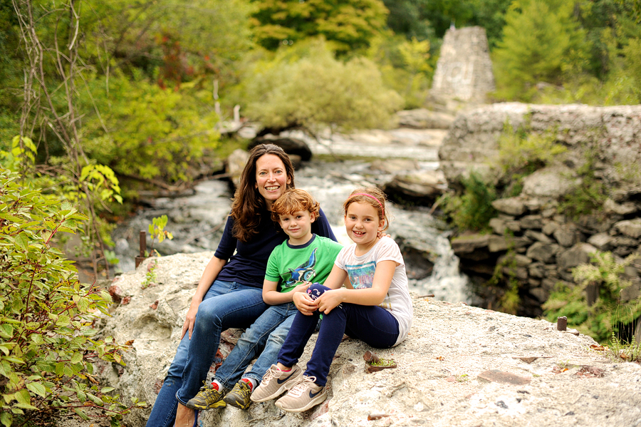 family photos at royal river park