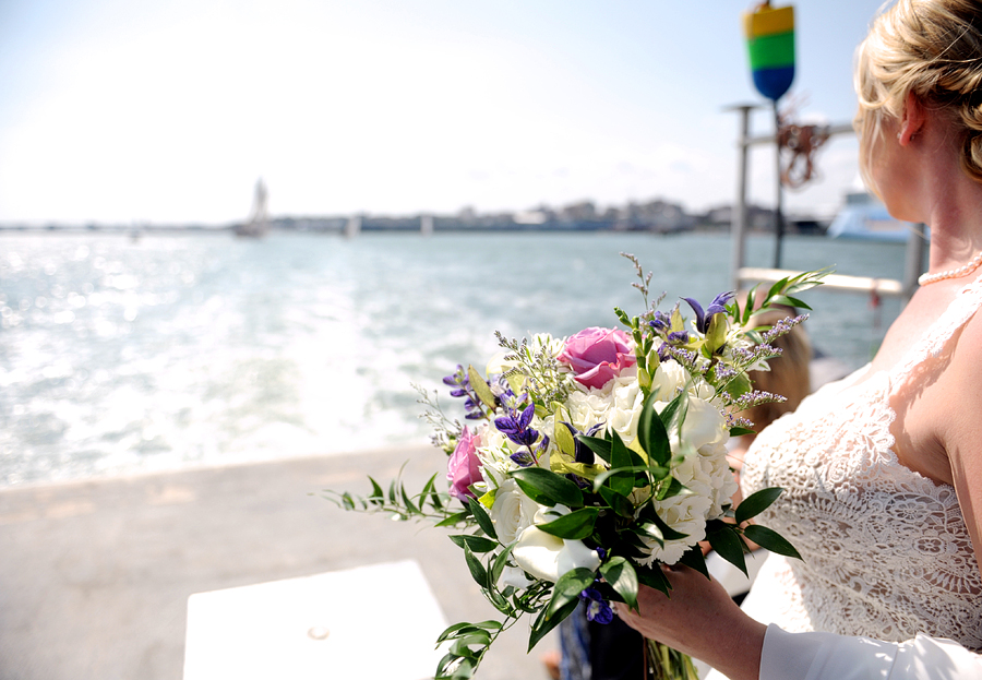 wedding on a boat maine