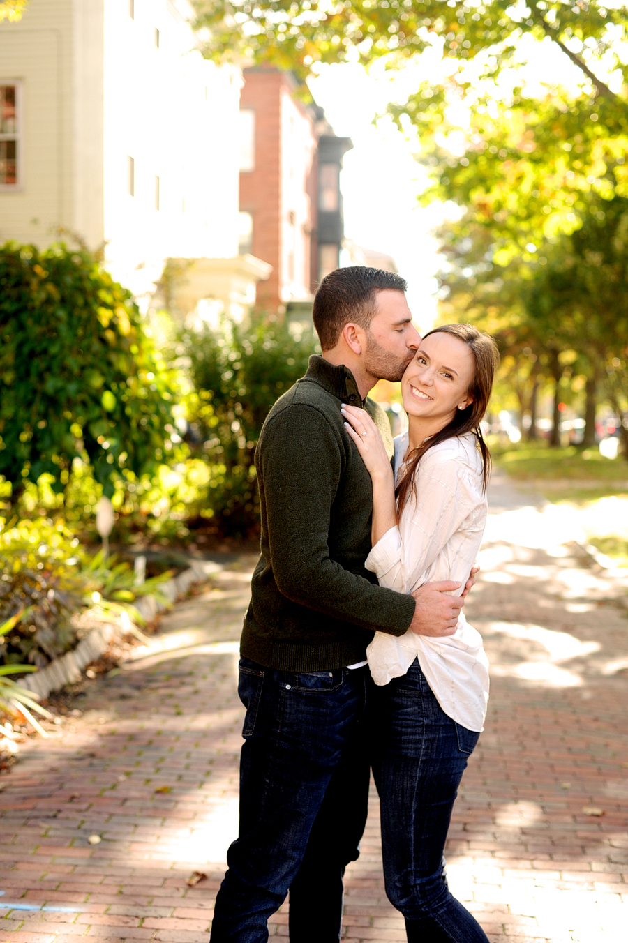 west end engagement photos