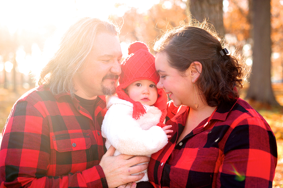 fall family session at deering oaks