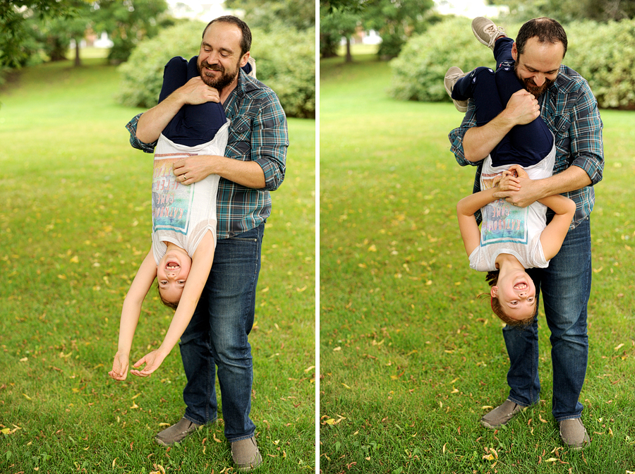 family photos at royal river park