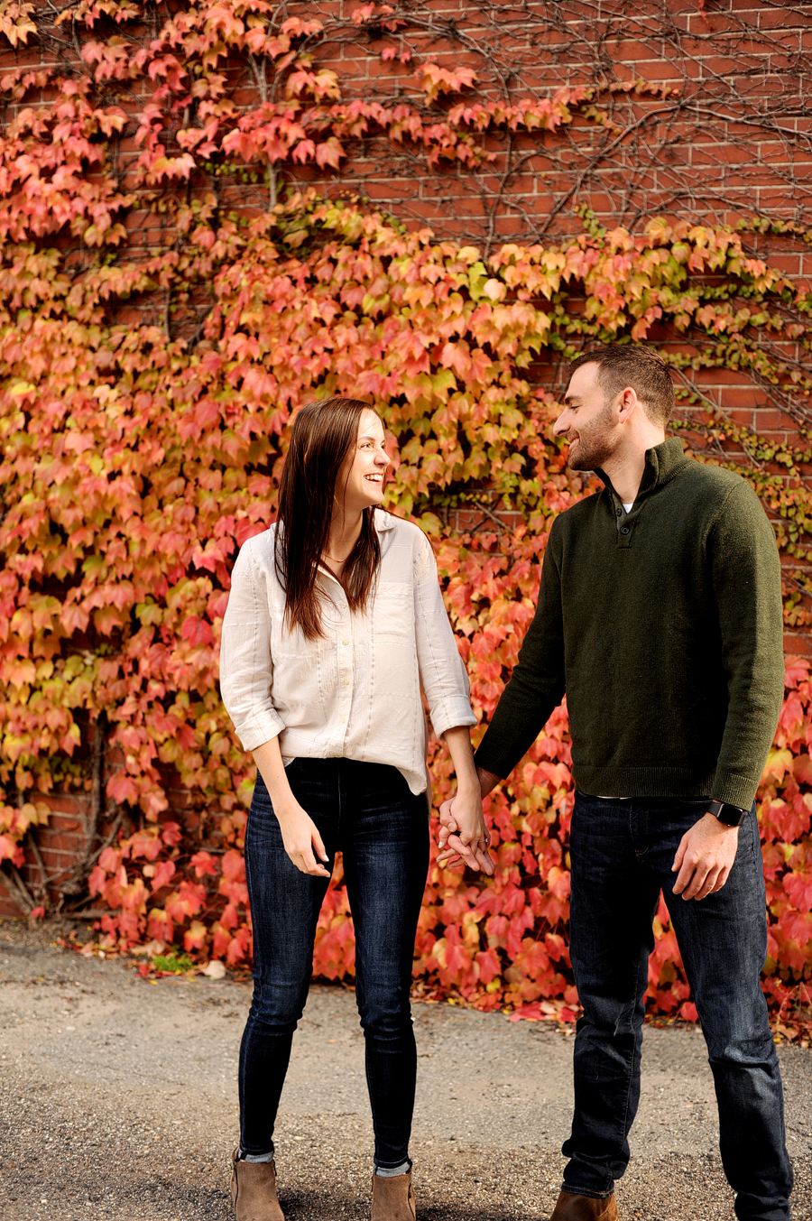 portland maine engagement photos