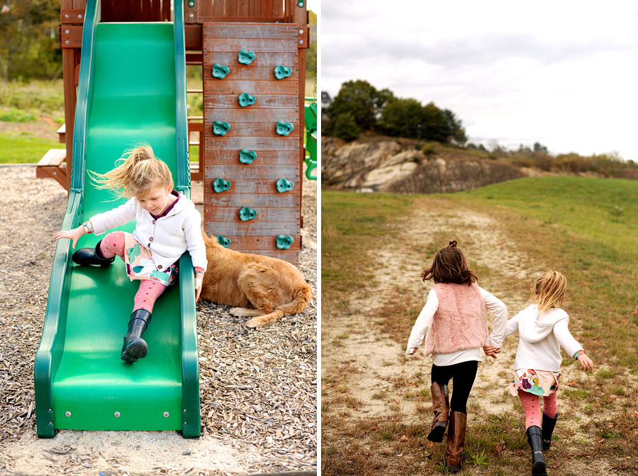 fun casual family photos in maine