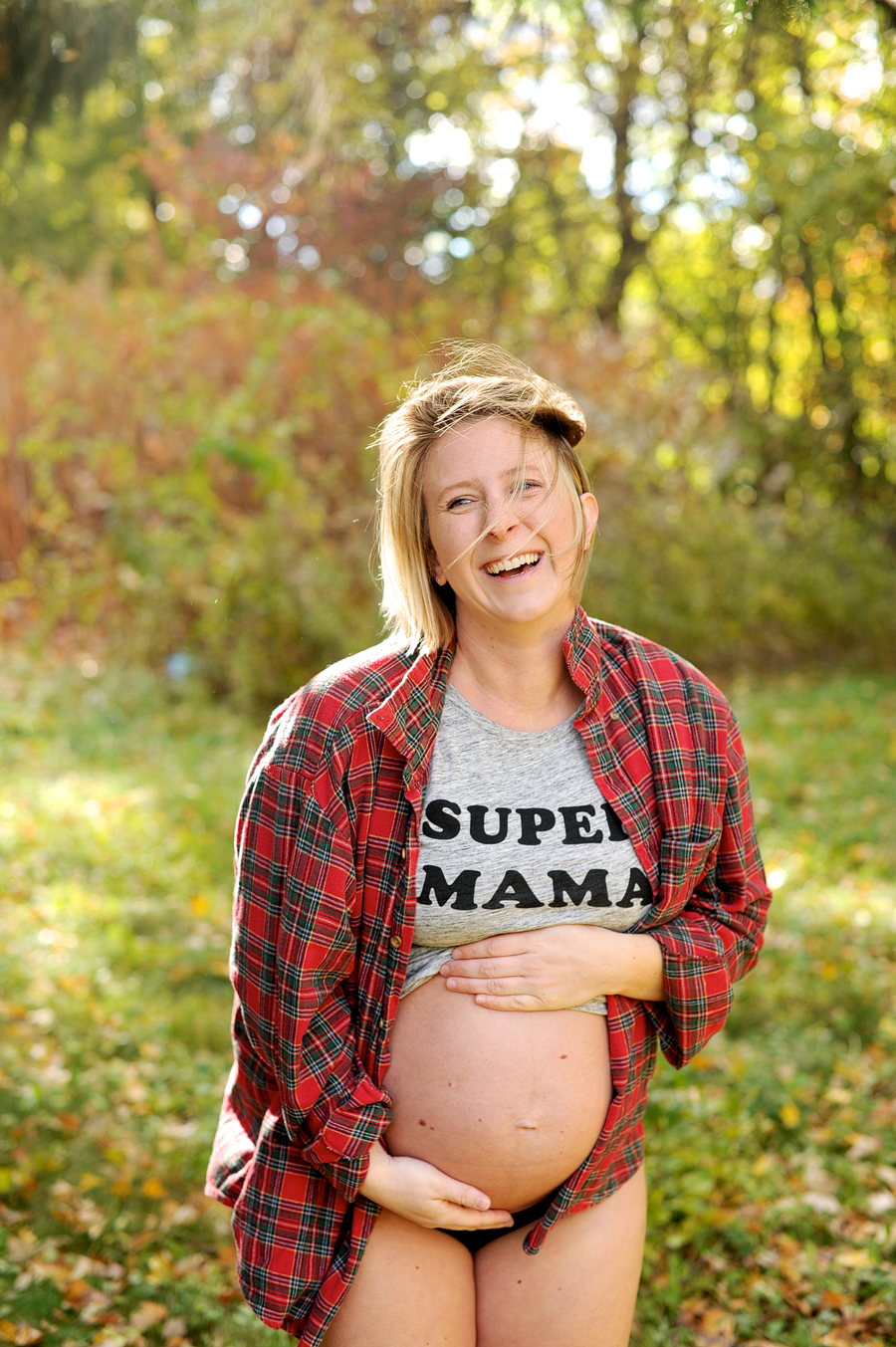super mama maternity shirt