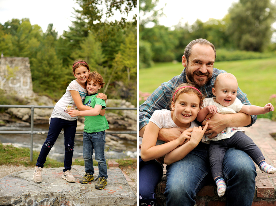 family photos at royal river park