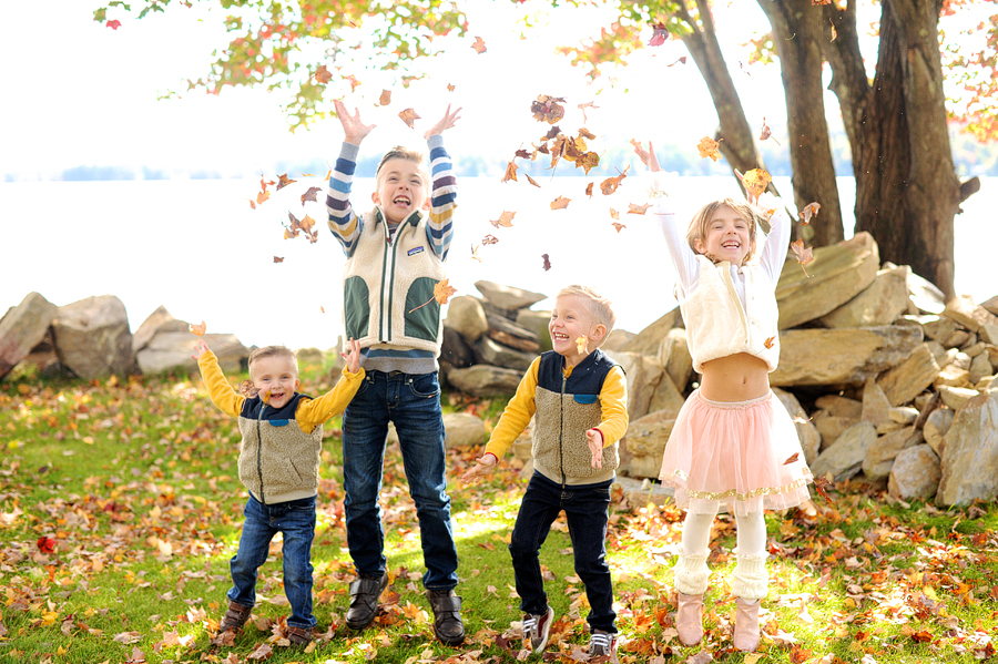 fall family photos in new hampshire