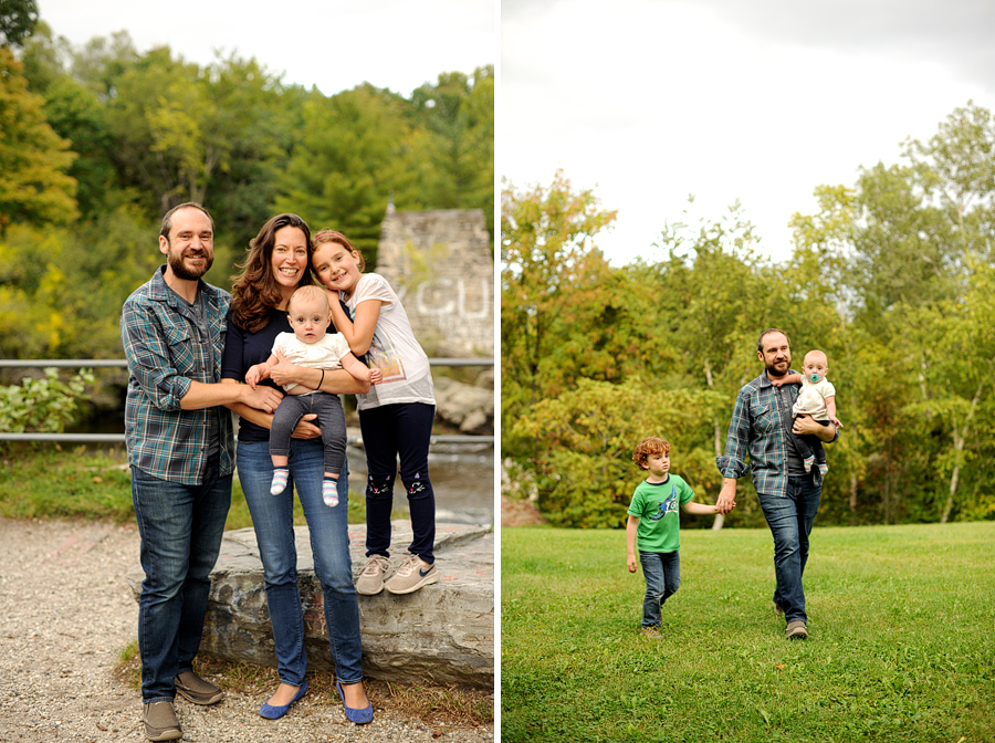 family photos at royal river park