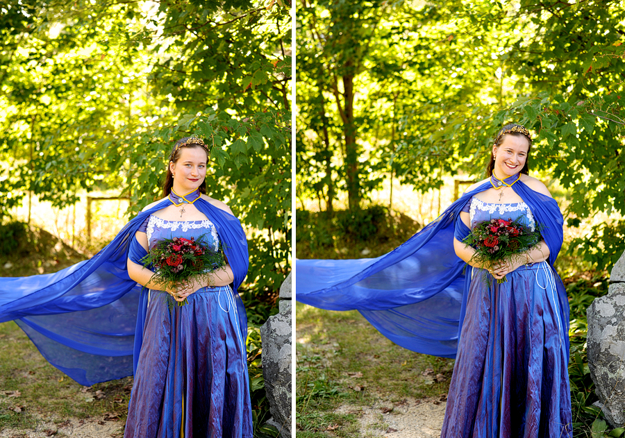 handmade wedding dress