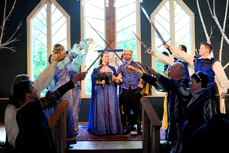 sword processional wedding