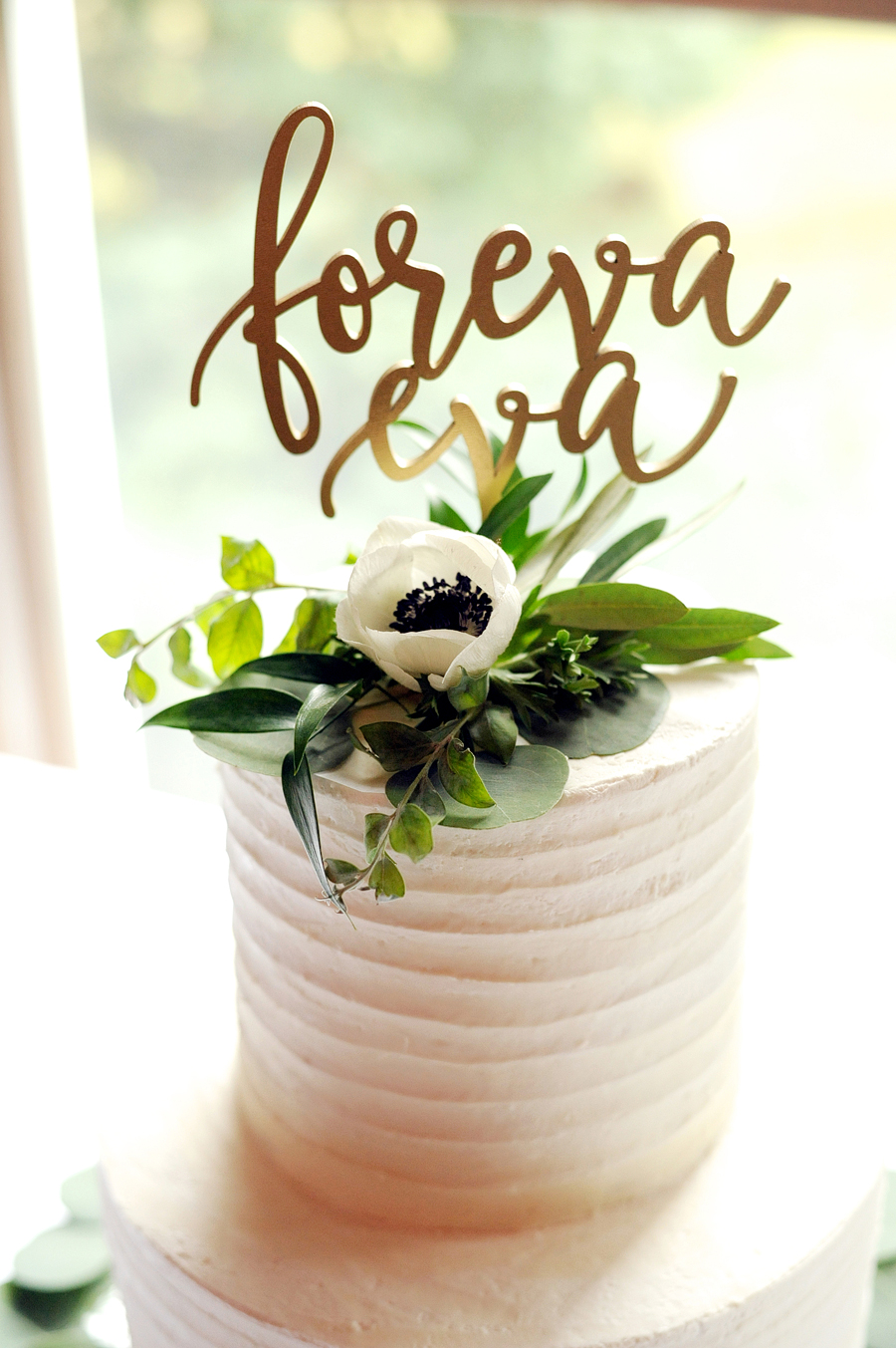 foreva eva wedding cake topper