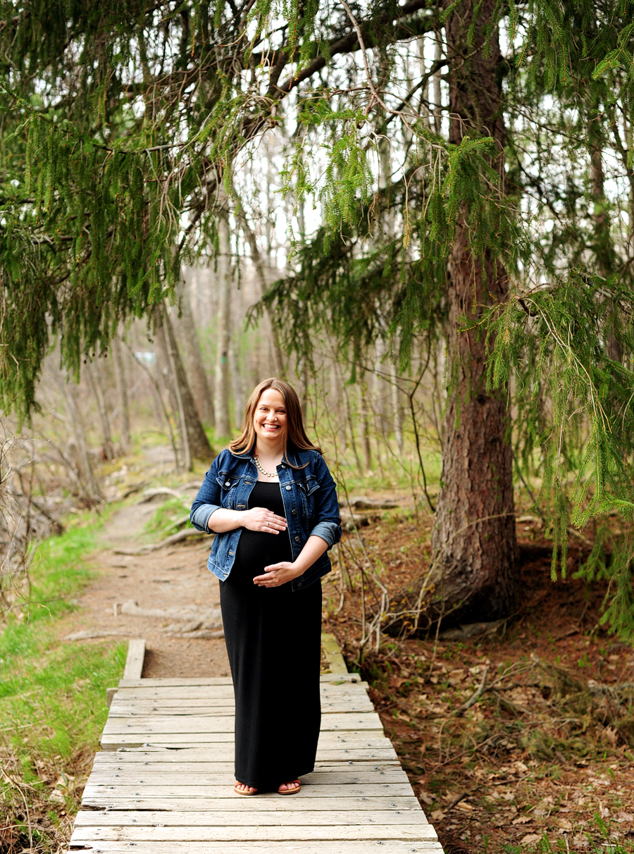 evergreen cemetery maternity session