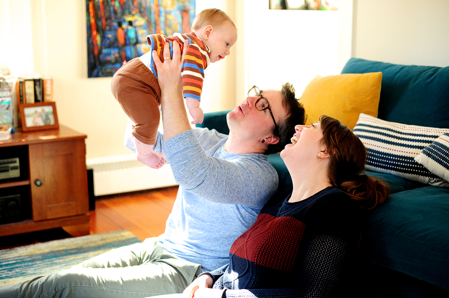 Baby Photos at Home in Portland, Maine