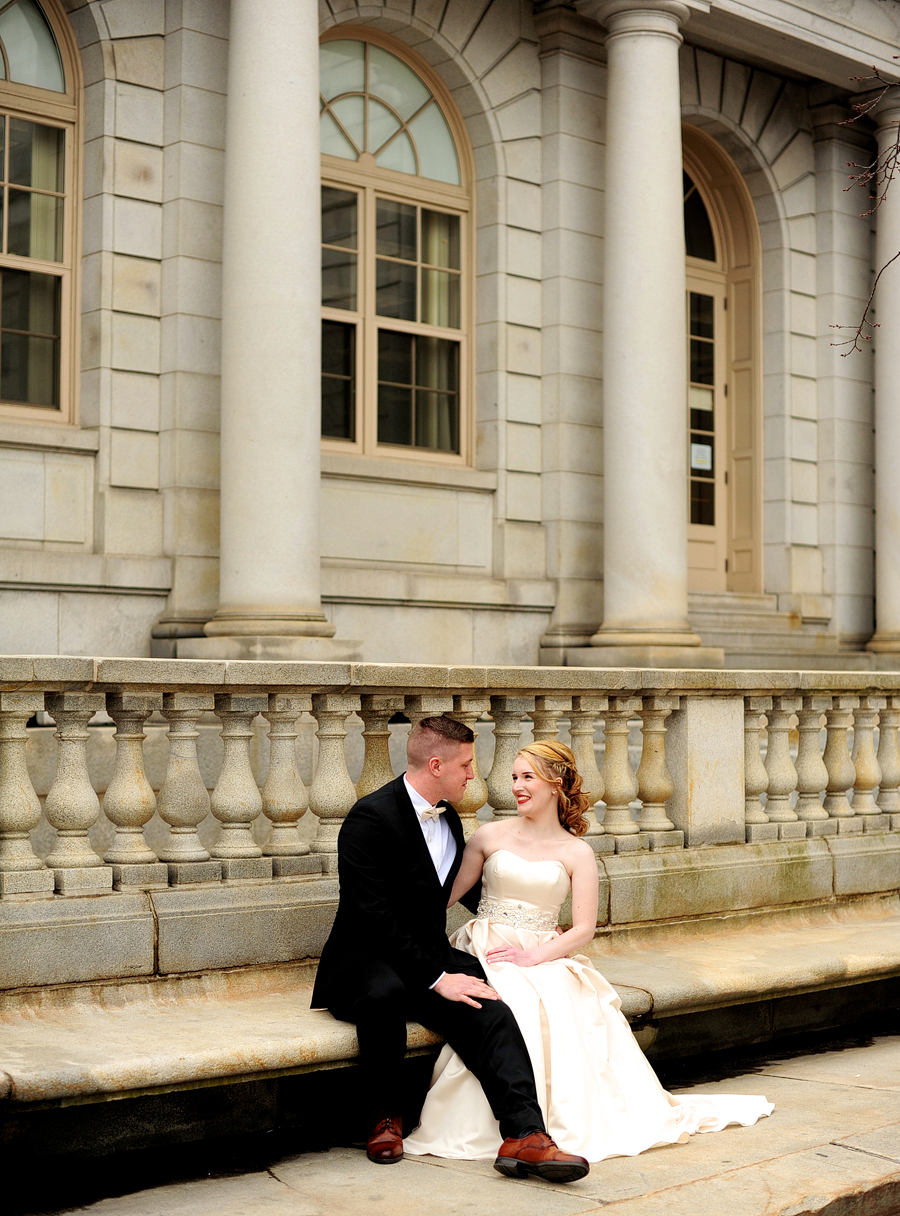 city hall portland, maine wedding photos