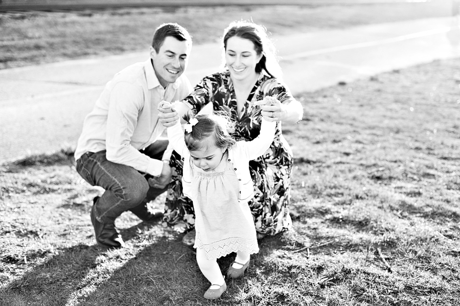 sunset family photos at east end beach