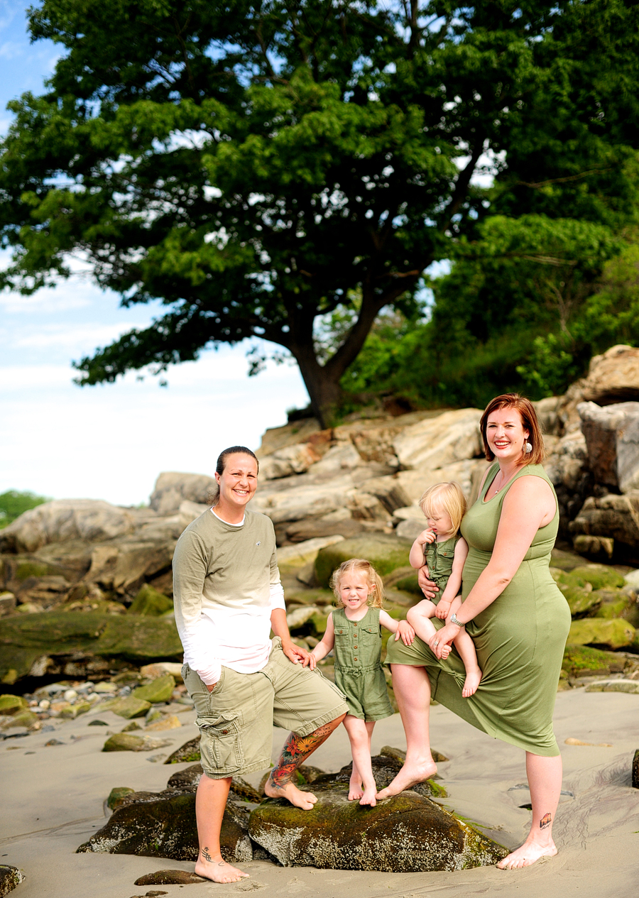 peaks island family photos