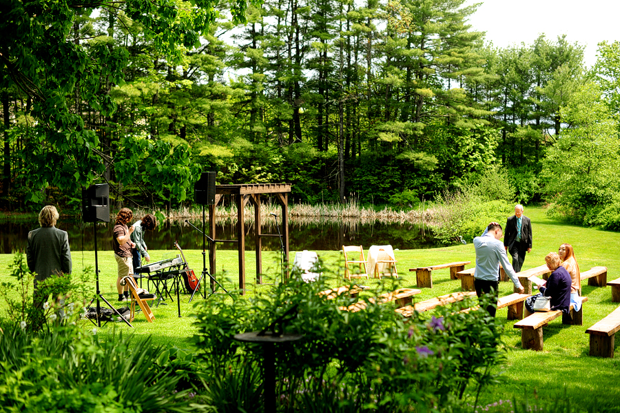 wedding at a barn in dayton, maine