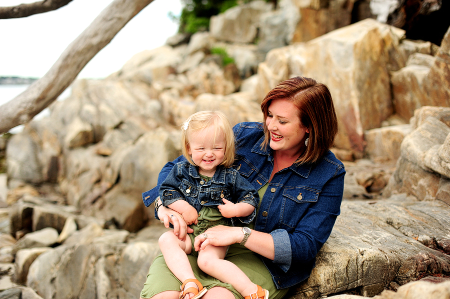 peaks island family photos