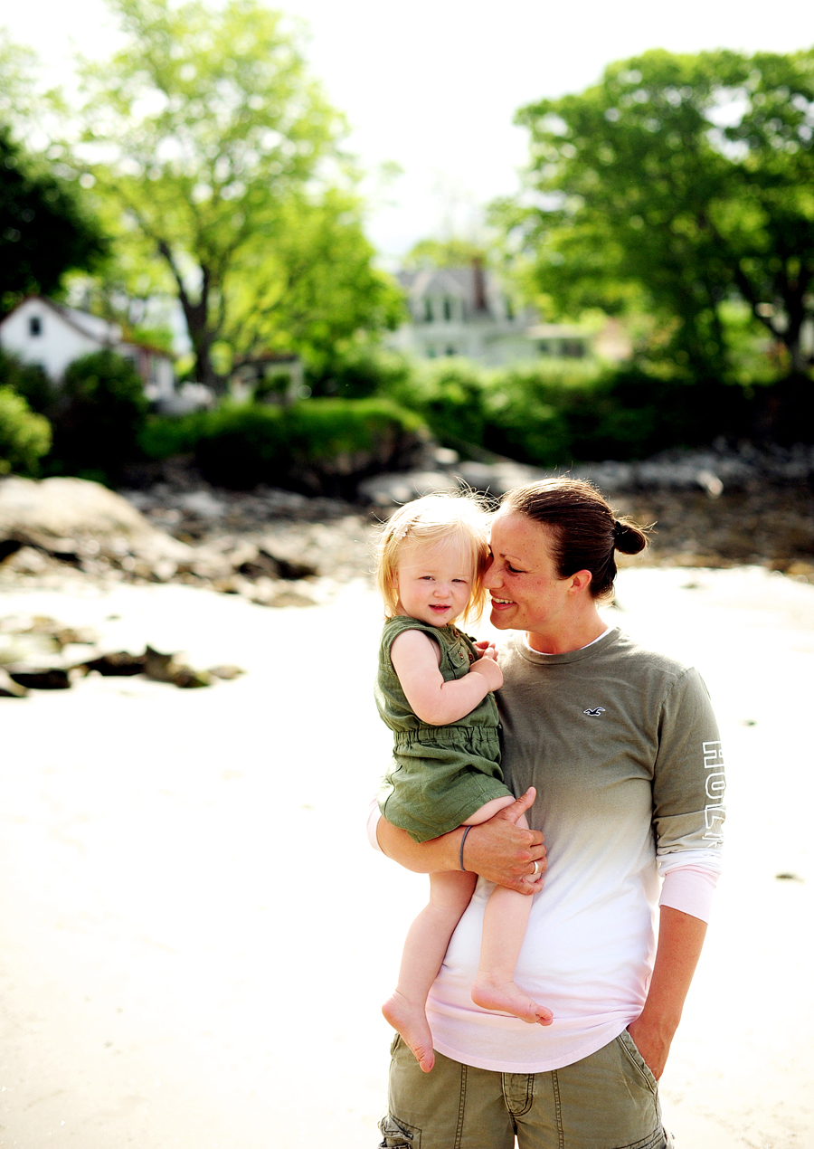 peaks island family photos