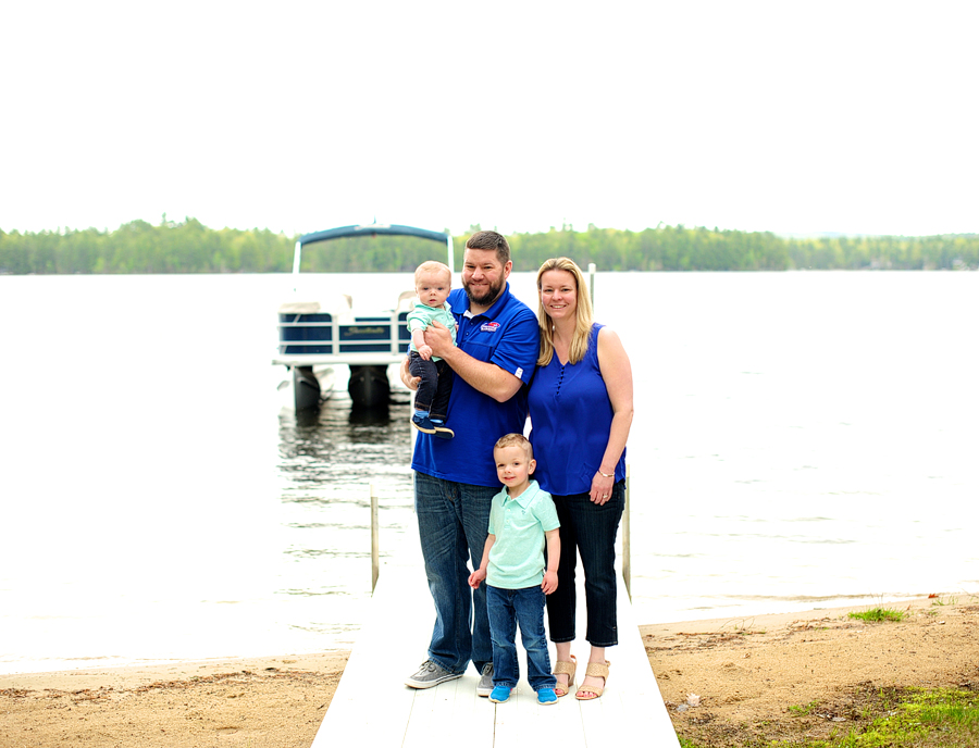 maine lake family photos